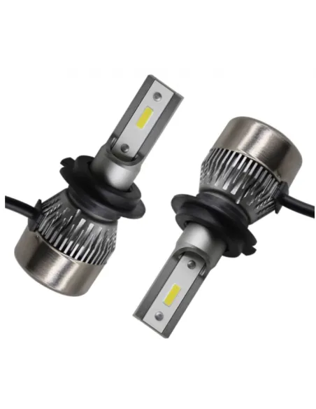 Set 2 becuri LED auto R6 H11 80w - 8000 Lumeni, 6500k red-mag.ro