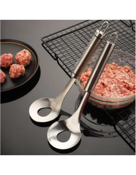 Set 2 x dispozitiv metalic pentru facut chiftelute si perisoare