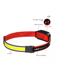 Lanterna de Cap TM-G13 40 LED COB red-mag.ro 2