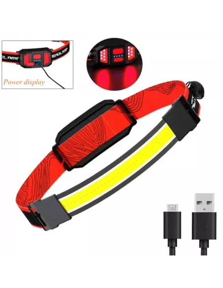 Lanterna de Cap TM-G13 40 LED COB red-mag.ro