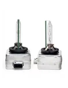 Set 2 becuri Xenon D3S White auto pentru far, suport plastic