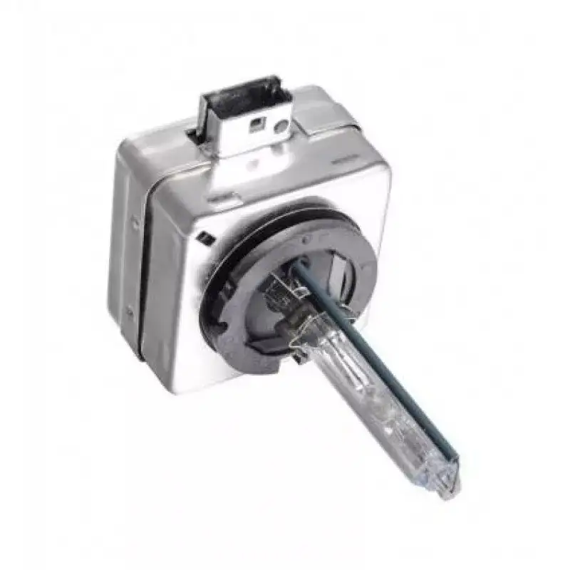 Set 2 becuri Xenon D3S White auto pentru far, suport plastic