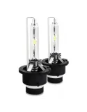 Set 2 becuri Xenon D4S White auto pentru far, suport plastic
