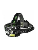 Lanterna de CAP cu zoom T44, LED Q5, COB, T6 red-mag.ro