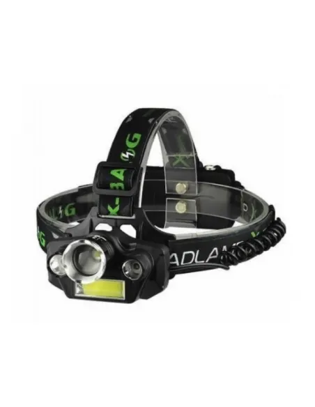 Lanterna de CAP cu zoom T44, LED Q5, COB, T6 red-mag.ro