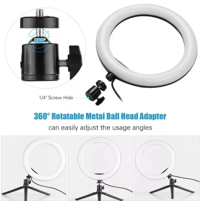 Lampa Ring Light Circulara Led RGB 18" red-mag.ro