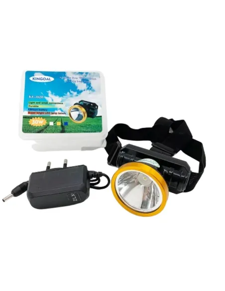 Lanterna de Cap KINGOAL 028 30W cu Acumulator red-mag.ro