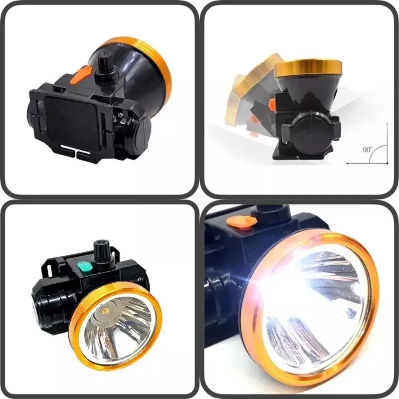 Lanterna de Cap KINGOAL 028 30W cu Acumulator red-mag.ro