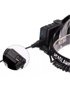 Lanternă LED de cap cu Zoom, P70 red-mag.ro 2