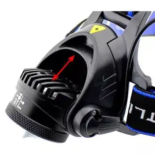 Lanterna de cap V9 LED CREE T6 Ajustabila red-mag.ro 2