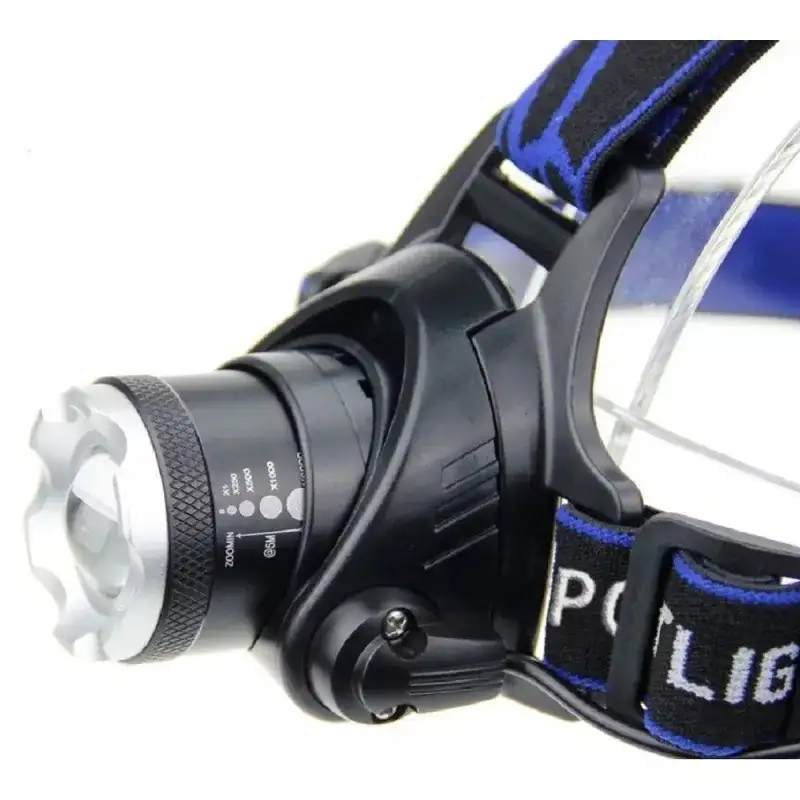 Lanterna de cap V9 LED CREE T6 Ajustabila red-mag.ro