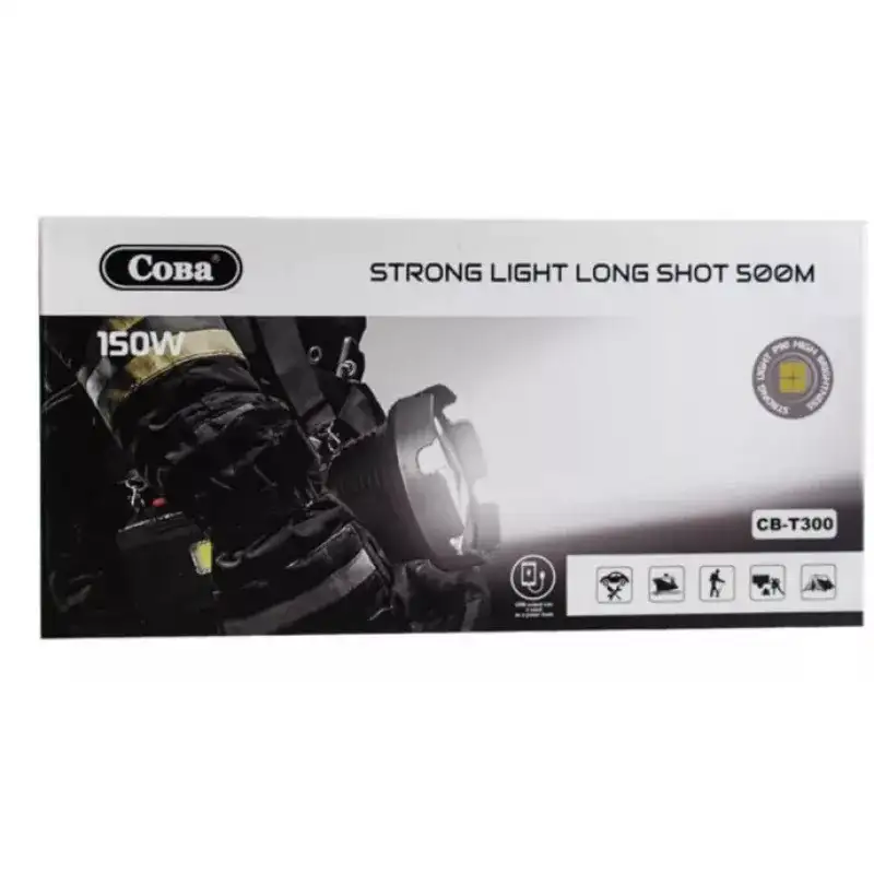 Lanterna de mana COBA CB-T300 150W red-mag.ro