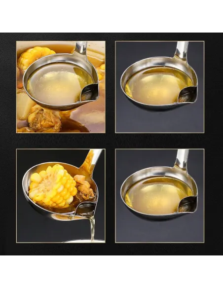 Polonic cu cioc de scurgere, otel inoxidabil red-mag.ro