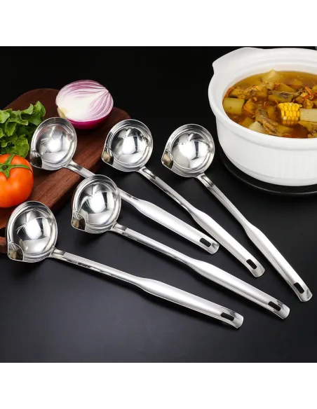 Polonic cu cioc de scurgere, otel inoxidabil red-mag.ro