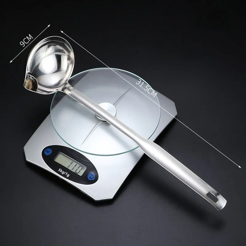 Polonic cu cioc de scurgere, otel inoxidabil red-mag.ro