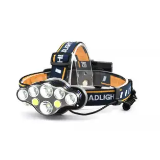 Lanterna de CAP 8 LED cu lumina alba si lumina rosie pentru 2