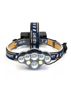 Lanterna de CAP 8 LED cu lumina alba si lumina rosie pentru