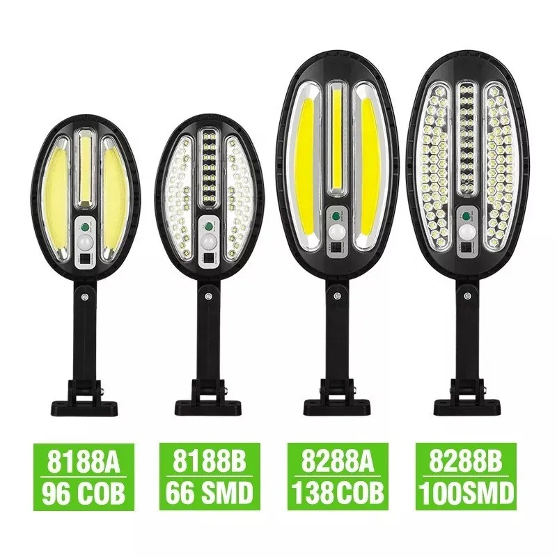Lampa Solara HB-8188A cu Senzor 96LED COB red-mag.ro