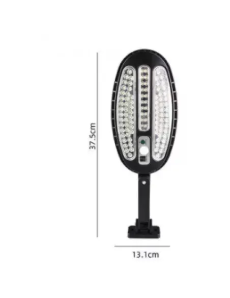 Lampa Solara HB-8288B OVALA 100 LED SMD red-mag.ro