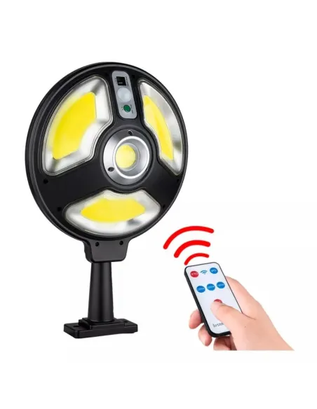 Lampa Solara Rotunda 150LED 1288A COB 3 Moduri Iluminare +