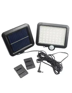 Proiector 10W 56LED cu Senzor de miscare si panou solar 2
