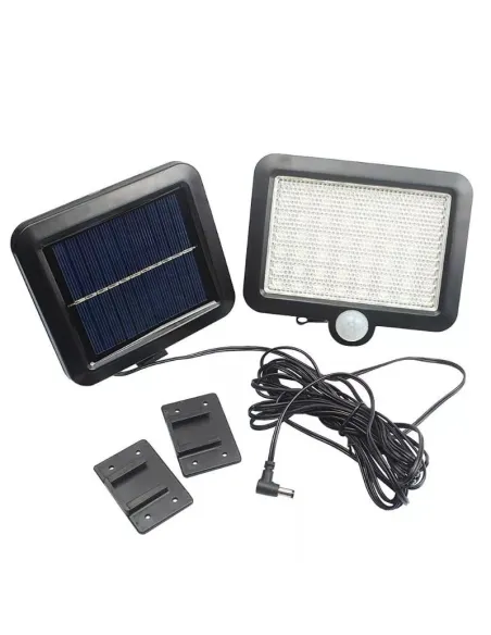 Proiector 10W 56LED cu Senzor de miscare si panou solar