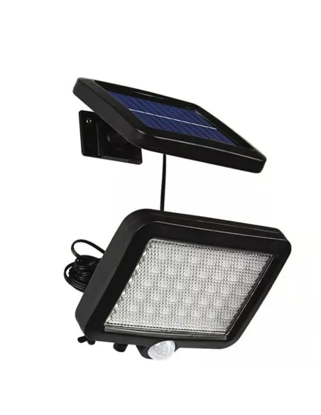 Proiector 10W 56LED cu Senzor de miscare si panou solar