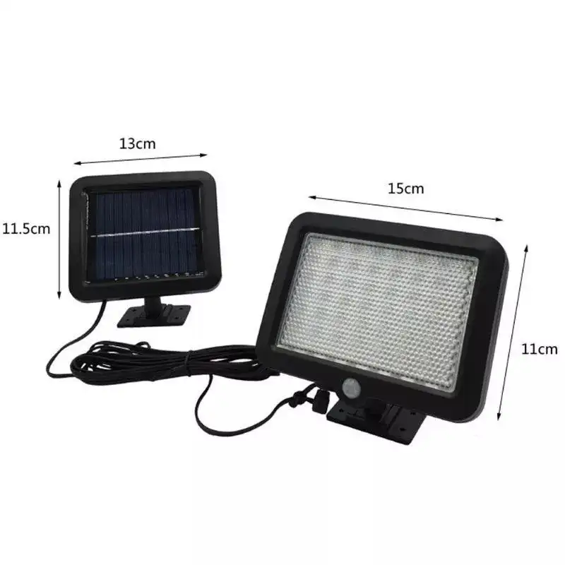 Proiector 10W 56LED cu Senzor de miscare si panou solar