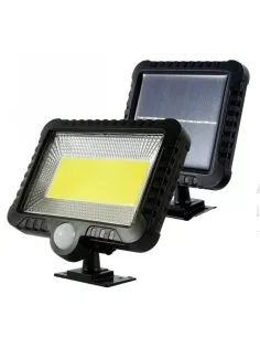 Proiector SOLAR 10W 100LED COB Senzor de lumina si miscare