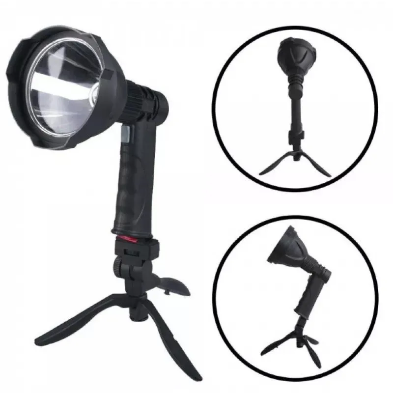 Lanterna 536 30W cu LED XML L2 Acumulator si Trepied red-mag.ro