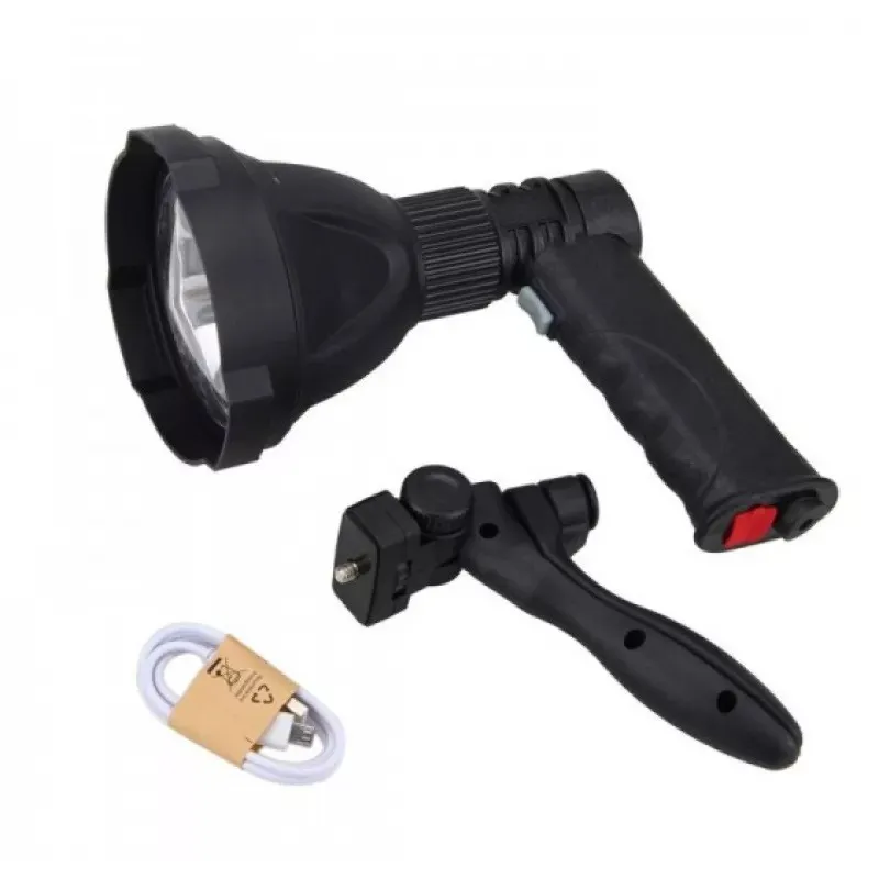 Lanterna 536 30W cu LED XML L2 Acumulator si Trepied red-mag.ro