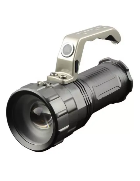 Lanterna Argintie cu MANER Max 8000 Lumeni cu Zoom red-mag.ro