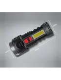 Lanterna de Mana 10W 5865, 4 Moduri de Lumina red-mag.ro