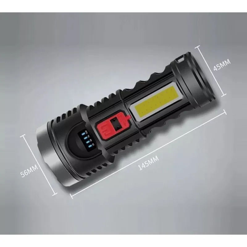 Lanterna de Mana 10W 5865, 4 Moduri de Lumina red-mag.ro