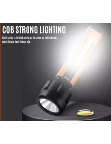 Lanterna de mana CB-C67 incarcare prin USB 5W red-mag.ro