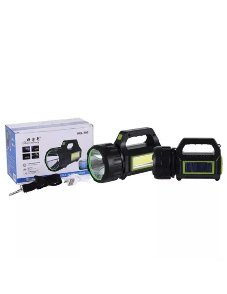 Lanterna de Mana HEL T95 cu Incarcare Solara 10W LED COB