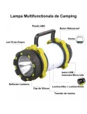 Lanterna de mana HC-260 Multifunctionala Led T6 30W 40SMD Alb