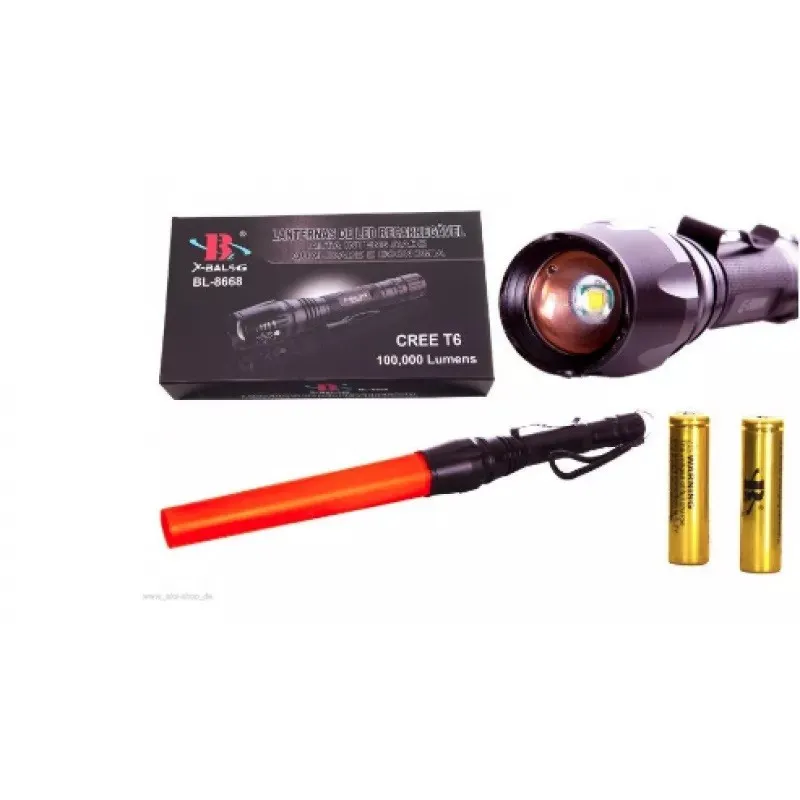 Lanterna de Mana BL-8668-T6 Cu 5 Moduri Iluminare red-mag.ro