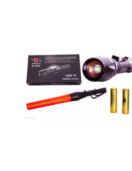 Lanterna de Mana BL-8668-T6 Cu 5 Moduri Iluminare red-mag.ro