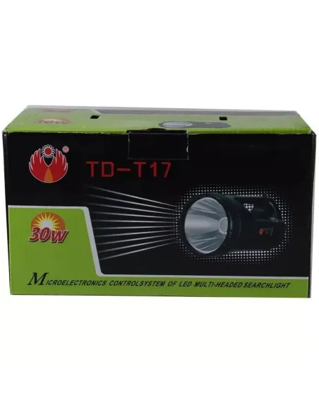 Lanterna de Mana TD-T17 30W, 4 Moduri Iluminare red-mag.ro