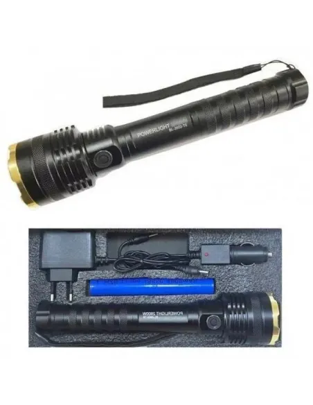 Lanterna led BL-2602 LEDT6 cu acumulator 18650 red-mag.ro