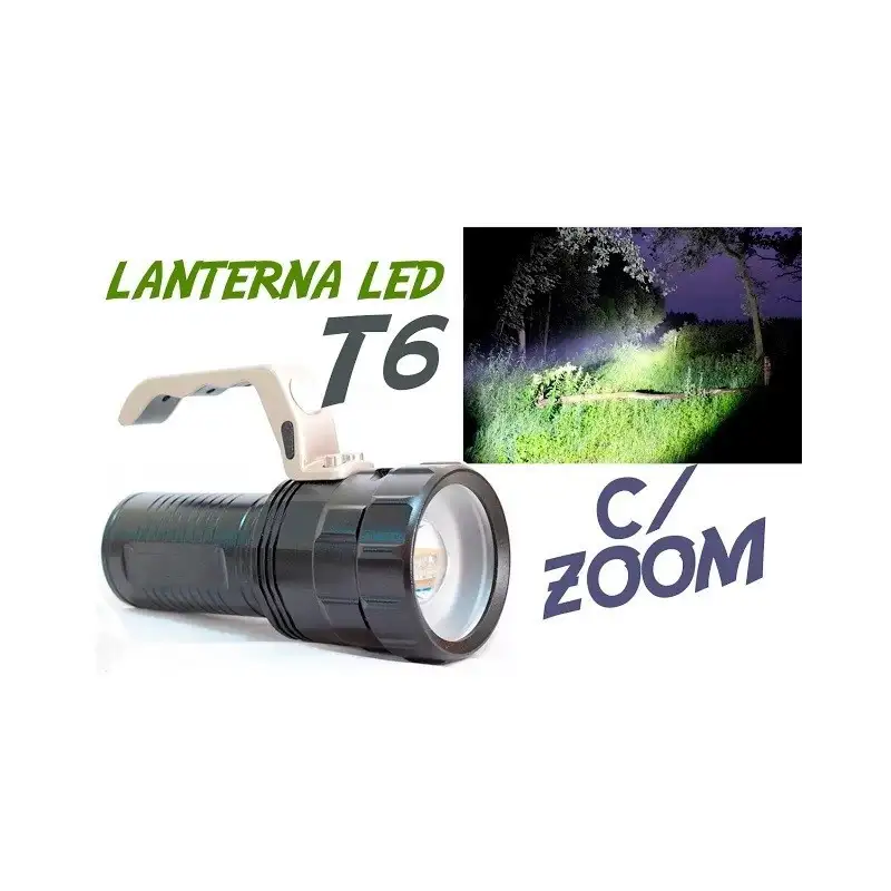 Lanterna puternica cu zoom T808S-T6 red-mag.ro