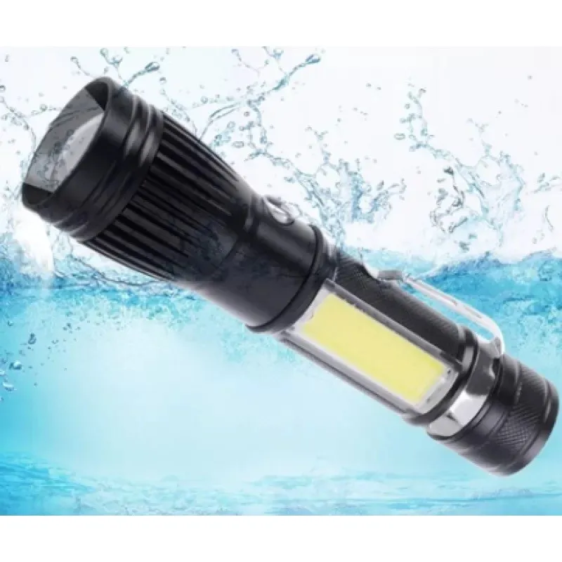 Lanterna Reincarcabila WJ-545 T6 COB red-mag.ro