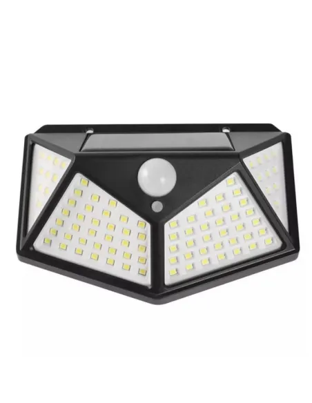 Set 4 Lampi ULTRA 100 LED Solare cu senzor de miscare si lumina