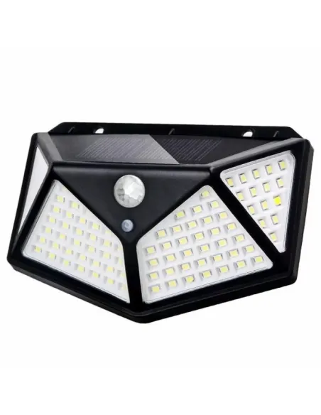 Set 4 Lampi ULTRA 100 LED Solare cu senzor de miscare si lumina