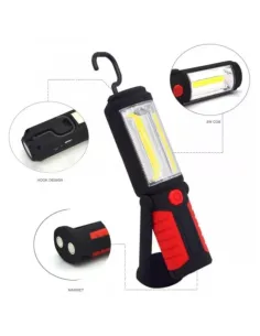 Lanterna WL 018 cu LED COB si 2 incarcatoare red-mag.ro