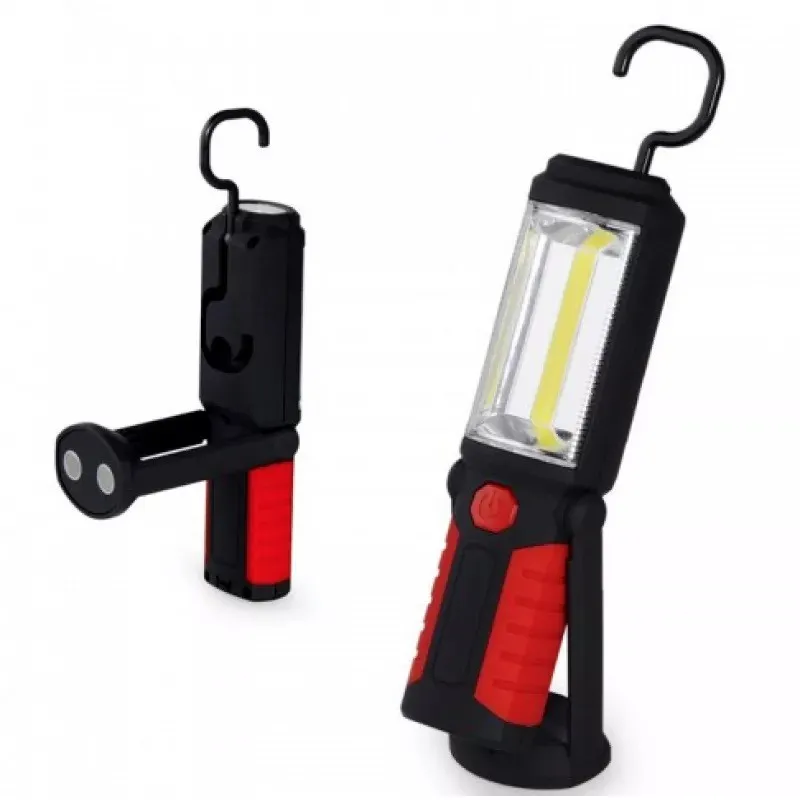 Lanterna WL 018 cu LED COB si 2 incarcatoare red-mag.ro