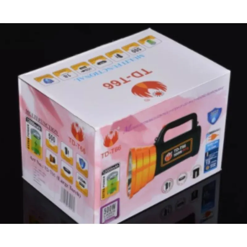 Lanterna TD-T66 laser LED 500W + 12 LED TD red-mag.ro