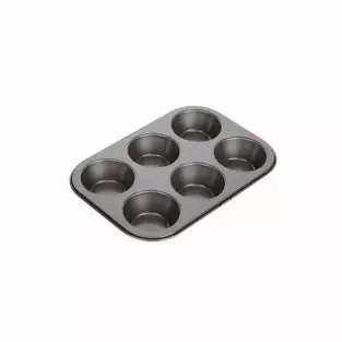 Tava de copt 26x18 cm, inox, 6 briose red-mag.ro
