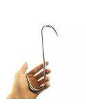 Set 5 carlige 24 cm pentru agatat carne red-mag.ro